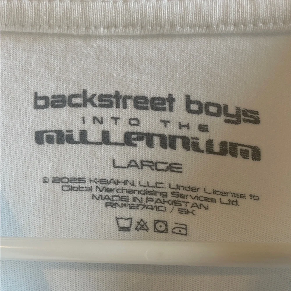 Backstreet Boys White Graphic Short Sleeve Shirt - Picture 3 of 4